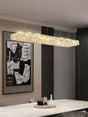 Linnea Chandelier - 23.6" x 5.5" / 60cm x 14cm - 24W / Chrome / Color Dimmable - Remote Control - Level Decor