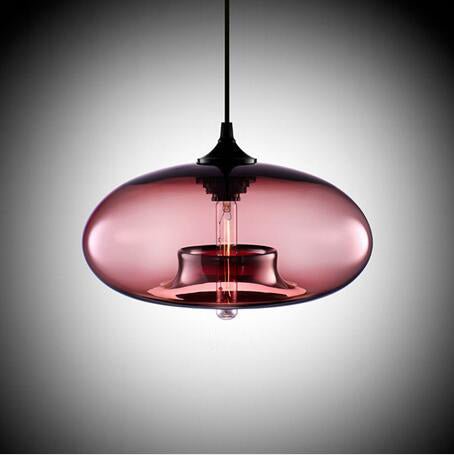 Elena Pendant Light - Wine Red / 5.9" x 11" / 15cm x 28cm - Level Decor
