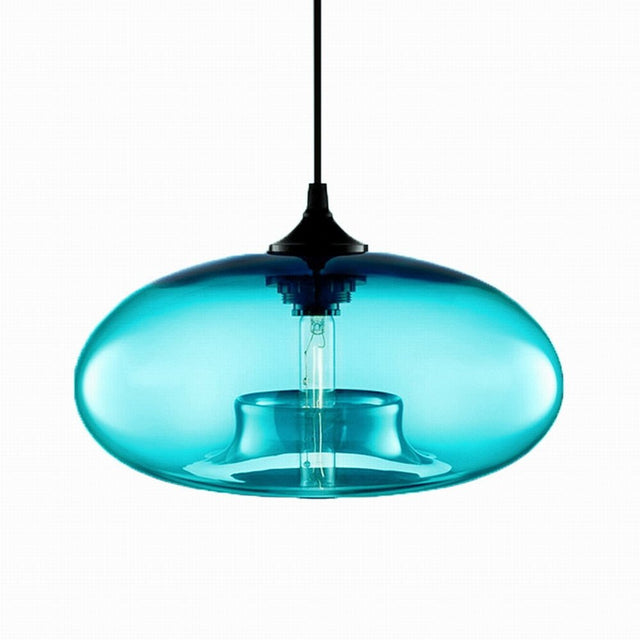 Elena Pendant Light - Light Blue / 5.9" x 11" / 15cm x 28cm - Level Decor