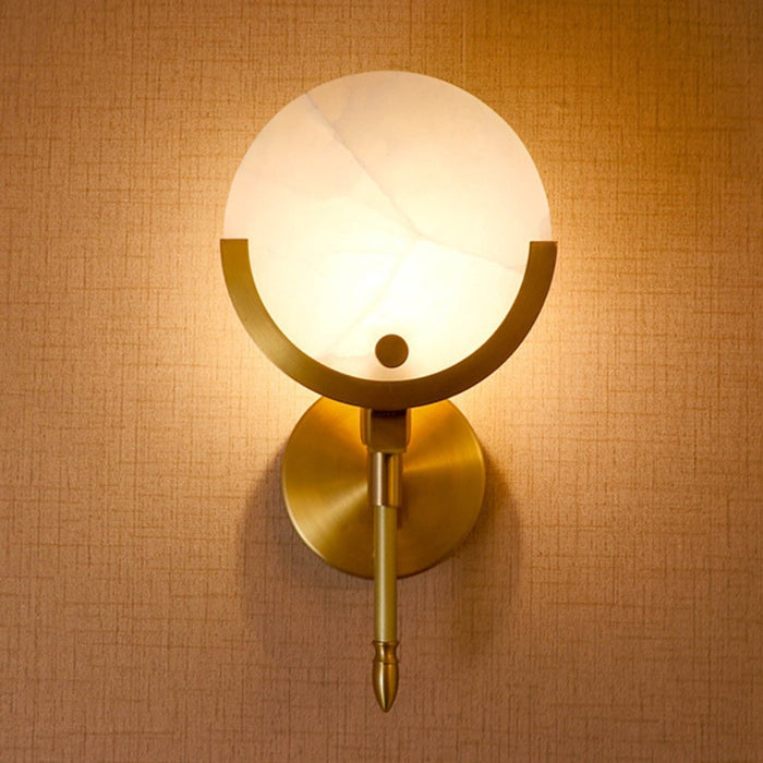 Luxe Alabaster Wall Lamp