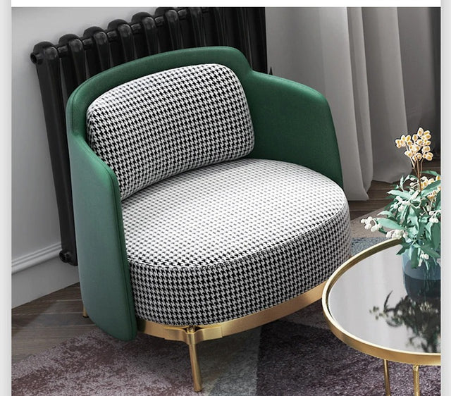 Nordic Designer Fabric Sofa Chair