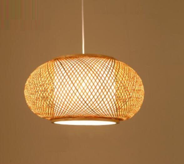 Speka Rattan Pendant Light - B - 15.7" x 7.9" / 40cm x 20cm - Level Decor