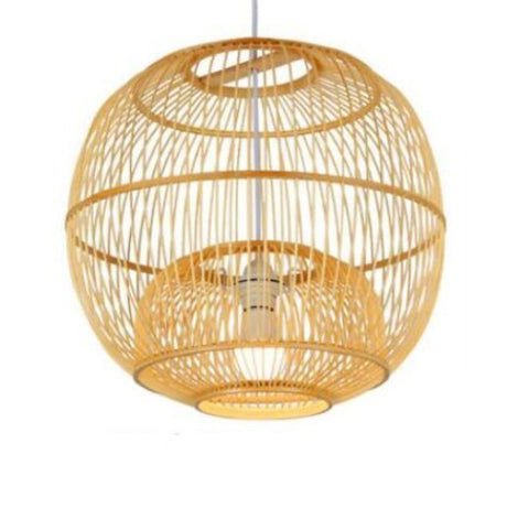Speka Rattan Pendant Light - I - 17.7" x 16.9" / 45cm x 43cm - Level Decor