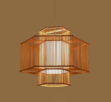 Speka Rattan Pendant Light - G - 23.6" x 19.7" / 60cm x 50cm - Level Decor