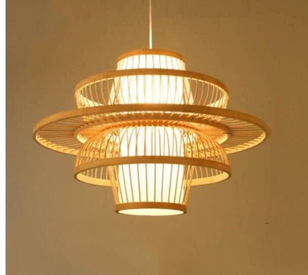 Speka Rattan Pendant Light - D - 17.7" x 15.7" / 45cm x 40cm - Level Decor