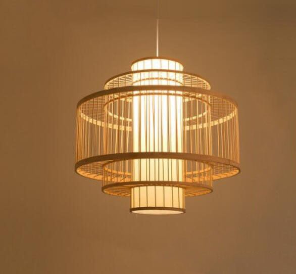 Speka Rattan Pendant Light - C - 15.7" x 15.7" / 40cm x 40cm - Level Decor