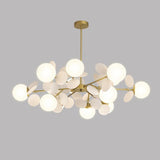 Mila Chandelier - 12 Heads - White - 29.5" x 11.8" / 75cm x 30cm / Warm White 3000K - Level Decor