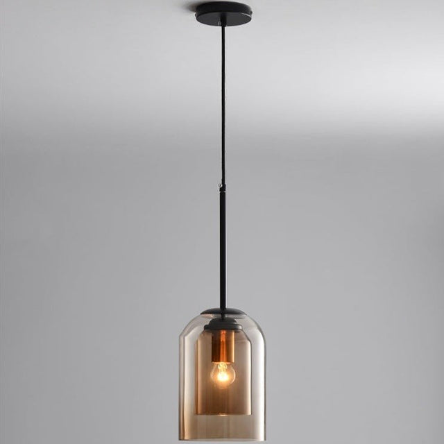 Vestigo Pendant Light - Amber / 5.9" x 8.7" / 15cm x 22cm - Level Decor