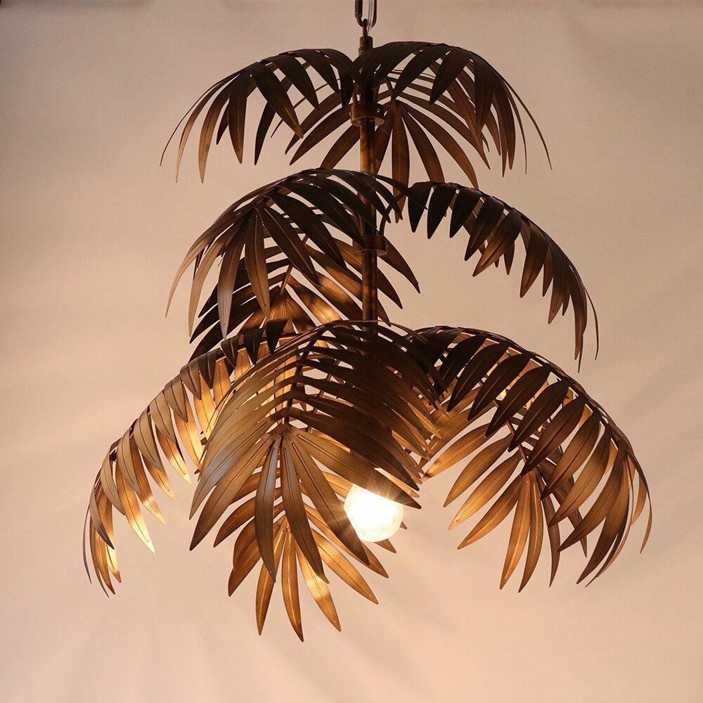 Tropicana Chandelier - Large Leaves - 19.7