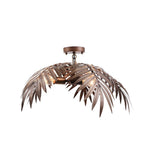 Tropicana Chandelier - Three Leaves- Ceiling Mounted - 25.6" x 13.2" / 65cm x 35cm - Level Decor