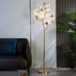 Amara Floor Lamp - Iron Base / Plastic Leaves / 23.6" x 66.9" / 60cm x 170 cm - Remote Control Dimming (3000K to 6000K) - Level Decor