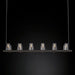 Rustique Linear Chandelier - 59.8"x11" /152*28cm 300W / Matte Black - Level Decor