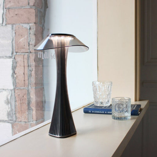 Seraphina Table Lamp - Gray / 10.8" x 5.9" / 27.4cm x 15cm - Level Decor