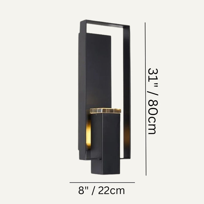 Rosso Wall Lamp - 8" x 31" / 22 x 80cm / 10W - Level Decor