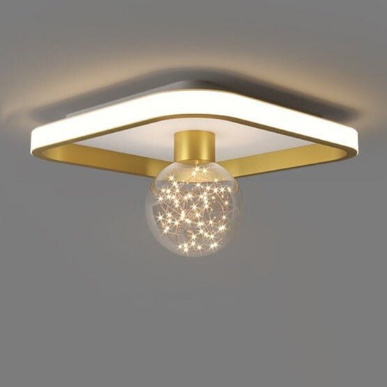 Sigrid Ceiling Light - F - Square - 9.8" / 25cm - 15W / Color Adjustable - No Remote - Level Decor