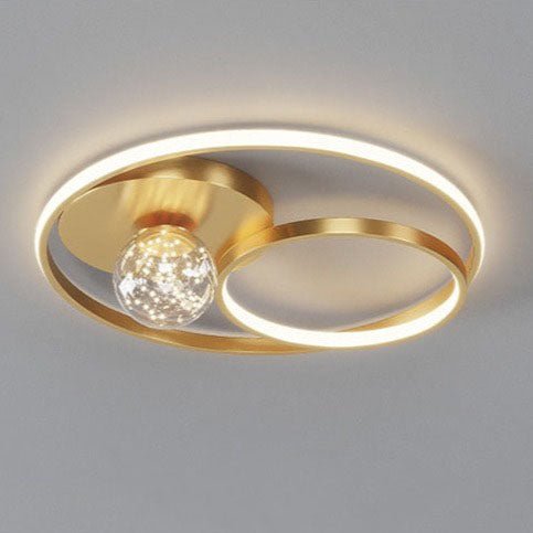 Sigrid Ceiling Light - B - Gold - 16.5" / 42cm - 41W / Color Adjustable - No Remote - Level Decor
