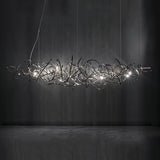 Quill Chandelier - 11.8" x 39.4" / 30cm x 100cm / White Light - Level Decor