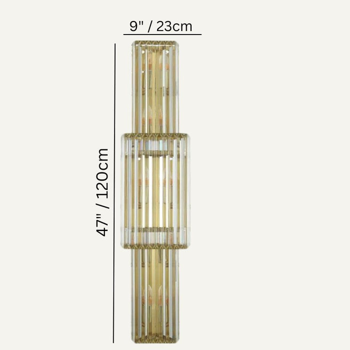 Serenity Wall Lamp - 9" x 47" / 23 x 120cm - Level Decor