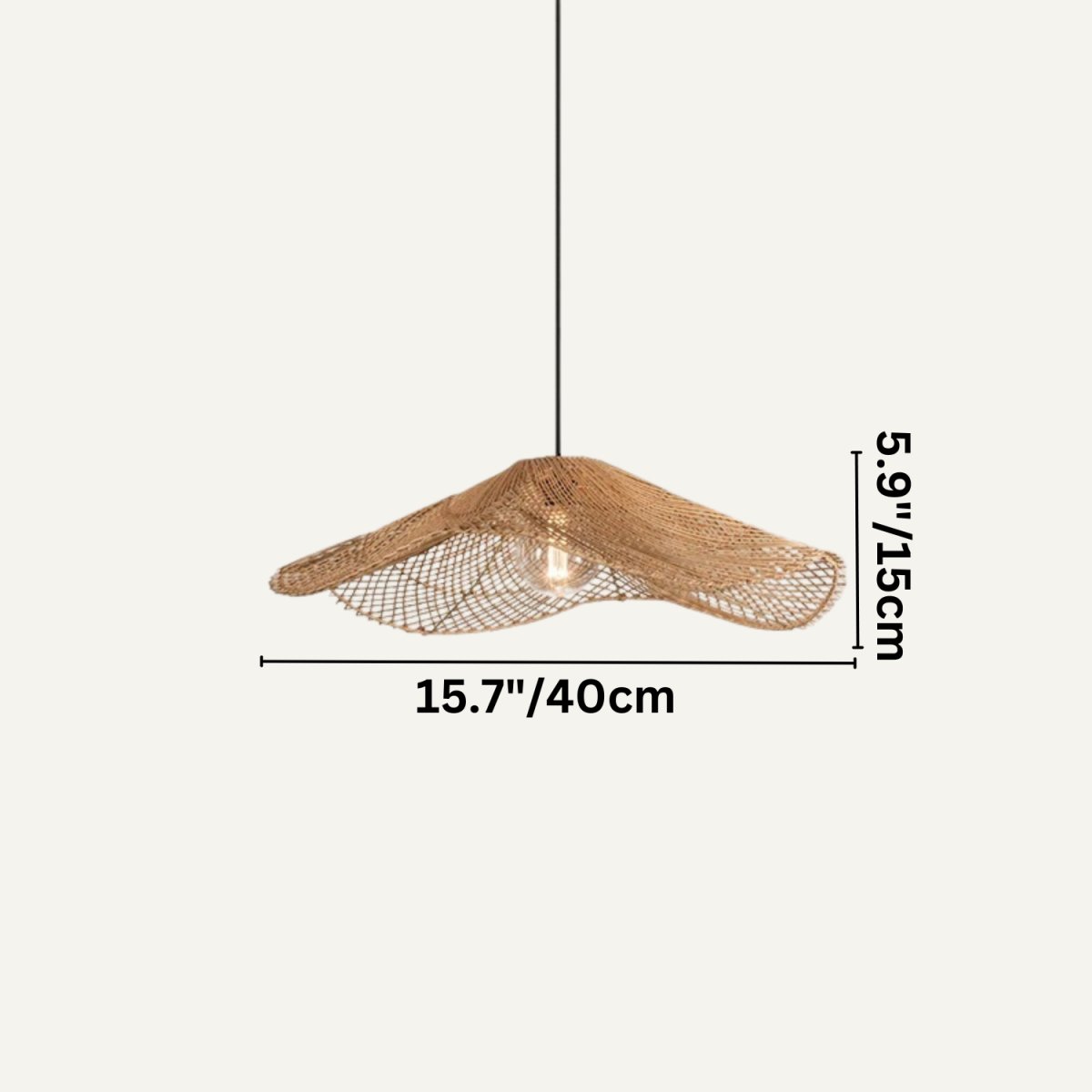 Aetheria Pendant Light - 5.9" x 15.7" / 15 x 40cm - Level Decor
