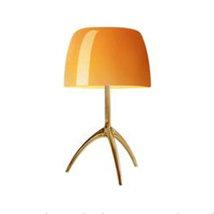 Maximilian Table Lamp - Copper and Orange / Small - 7.9" x 13.8" / 20cm x 35cm - Level Decor