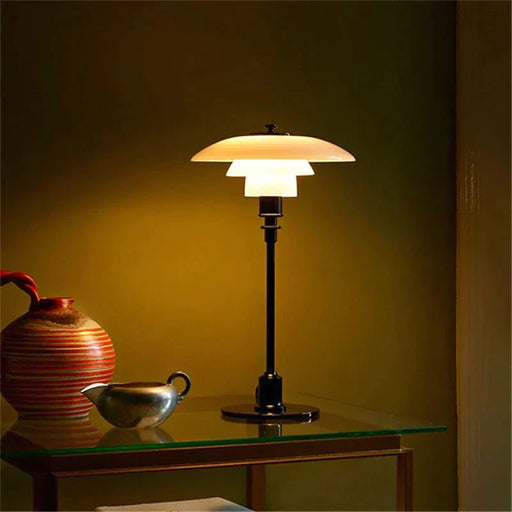 Leopold Table Lamp - Black / 11" x 18.5" / 28cm x 47cm - Level Decor