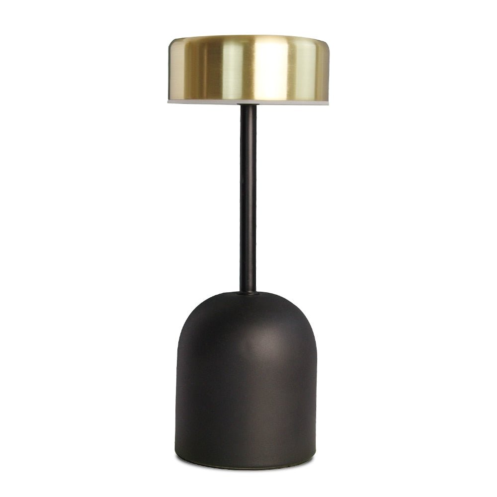 Enzo Table Lamp - Disc - Matte Black / 9.4" x 3.5" / 24cm x 9cm﻿ - Level Decor