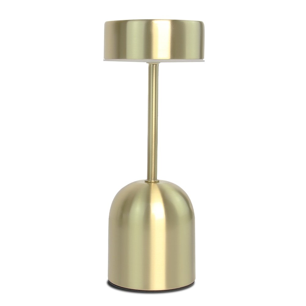 Enzo Table Lamp - Disc - Gold / 9.4" x 3.5" / 24cm x 9cm﻿ - Level Decor