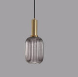 Ivanka Pendant Light - Gray - 5" x 12.6" - 13cm x 32cm - Level Decor