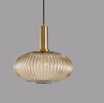 Ivanka Pendant Light - Brown - 11.8" x 11" - 30cm x 28cm - Level Decor