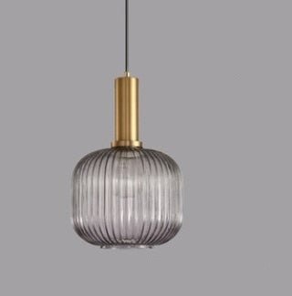 Ivanka Pendant Light - Gray - 7.9" x 11.8" - 20cm x 30cm - Level Decor