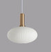 Ivanka Pendant Light - White - 11.8" x 11" - 30cm x 28cm - Level Decor