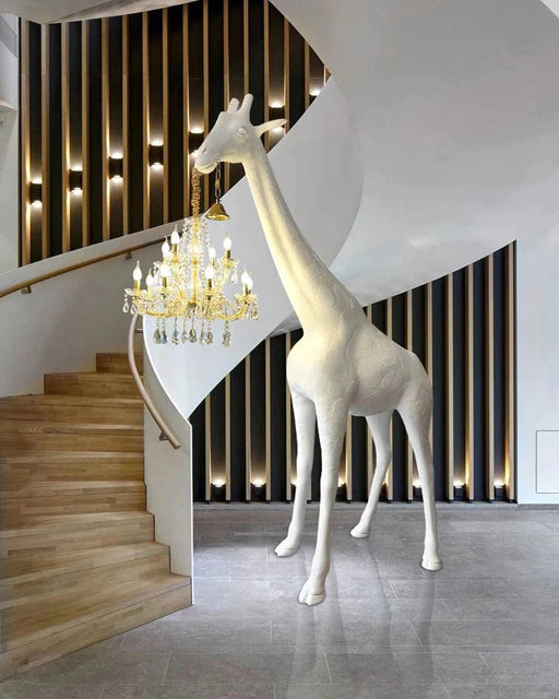Maximilian Floor Lamp - Small - 23.62" x 10.63" x 39.37" / 60cm x 27cm x 100cm / White - Level Decor
