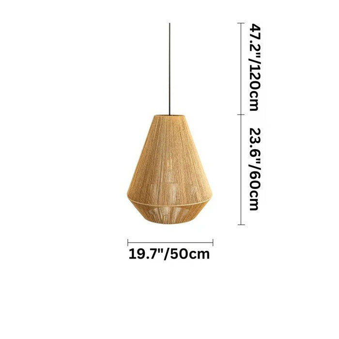 BaliSeren Pendant Light - 23.6" x 19.7" / 60 x 50cm - Level Decor