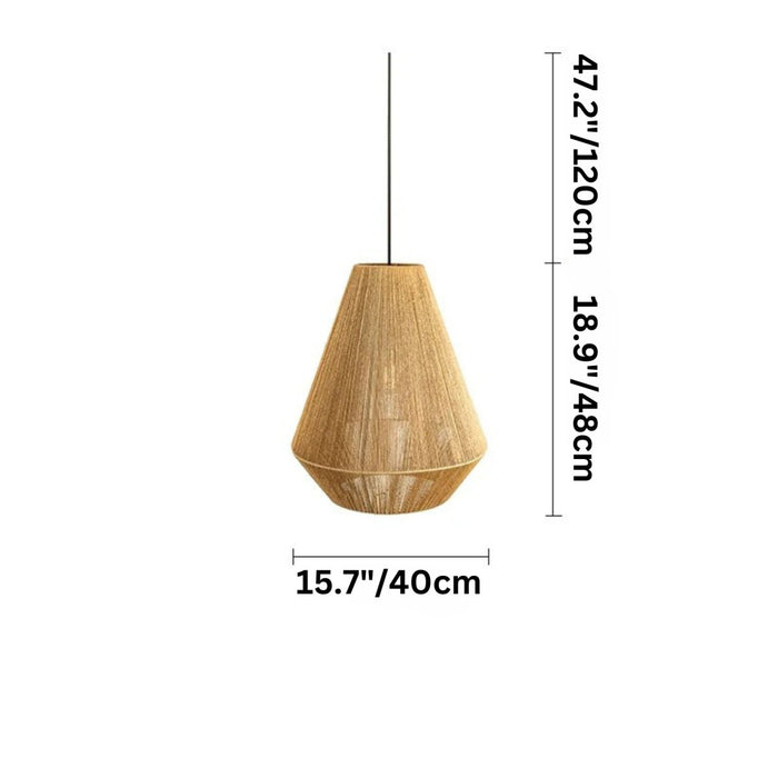 BaliSeren Pendant Light - 18.9" x 15.7" / 48 x 40cm - Level Decor
