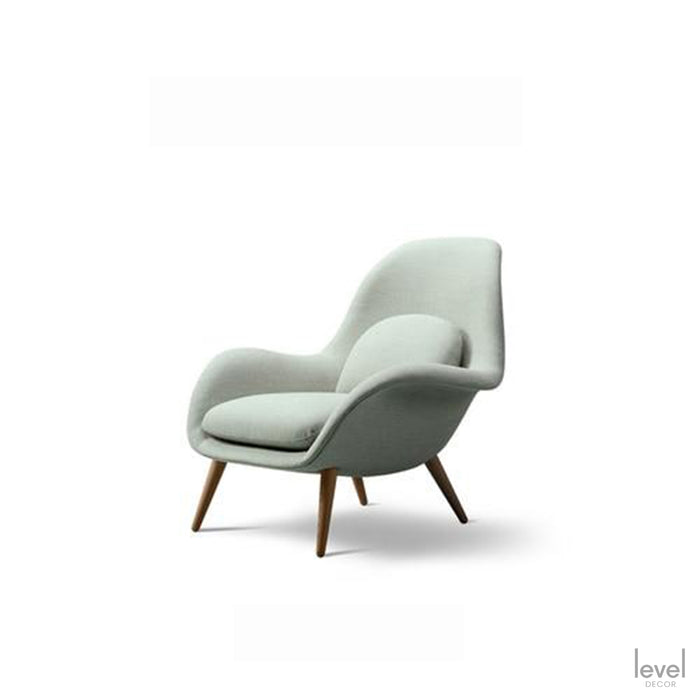 Designer Nordic Single Lounge Sofa Chair - Sea Green - Level Decor