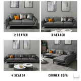 Francesca Neo-modern Genuine Leather Sofa - Level Decor