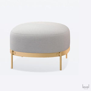 Nordic Designer Fabric Sofa Chair - Light Gray Low Chair 58x46x42cm - Level Decor