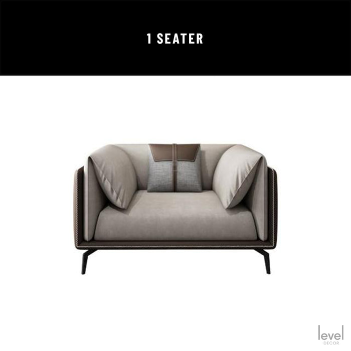 Serena Modern Sofa - 1-SEATER - Level Decor