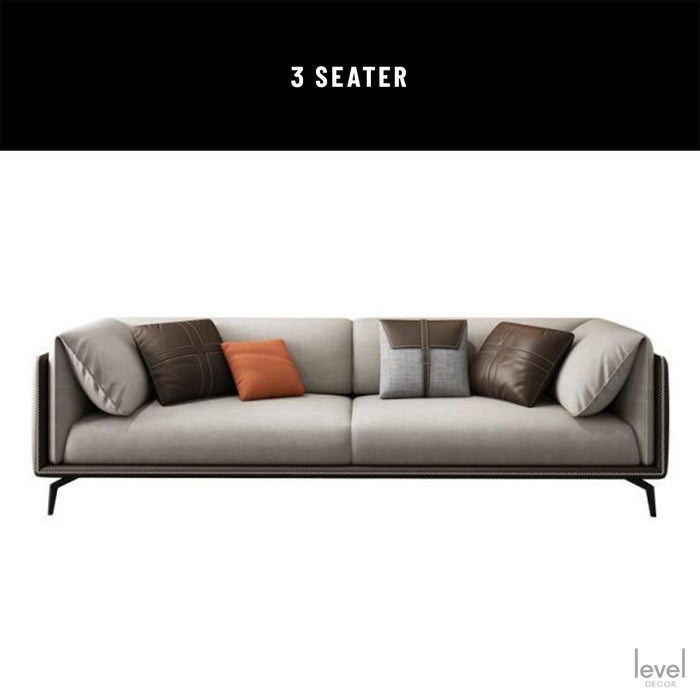 Serena Modern Sofa - 3-SEATER - Level Decor