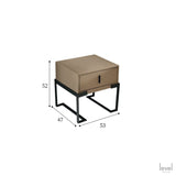 Jayden Italian Minimalist Leather Bed - Level Decor