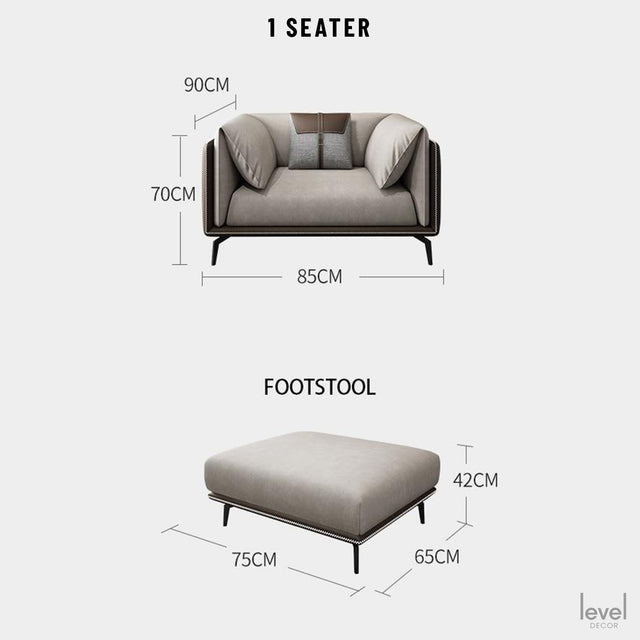 Serena Modern Sofa - Level Decor