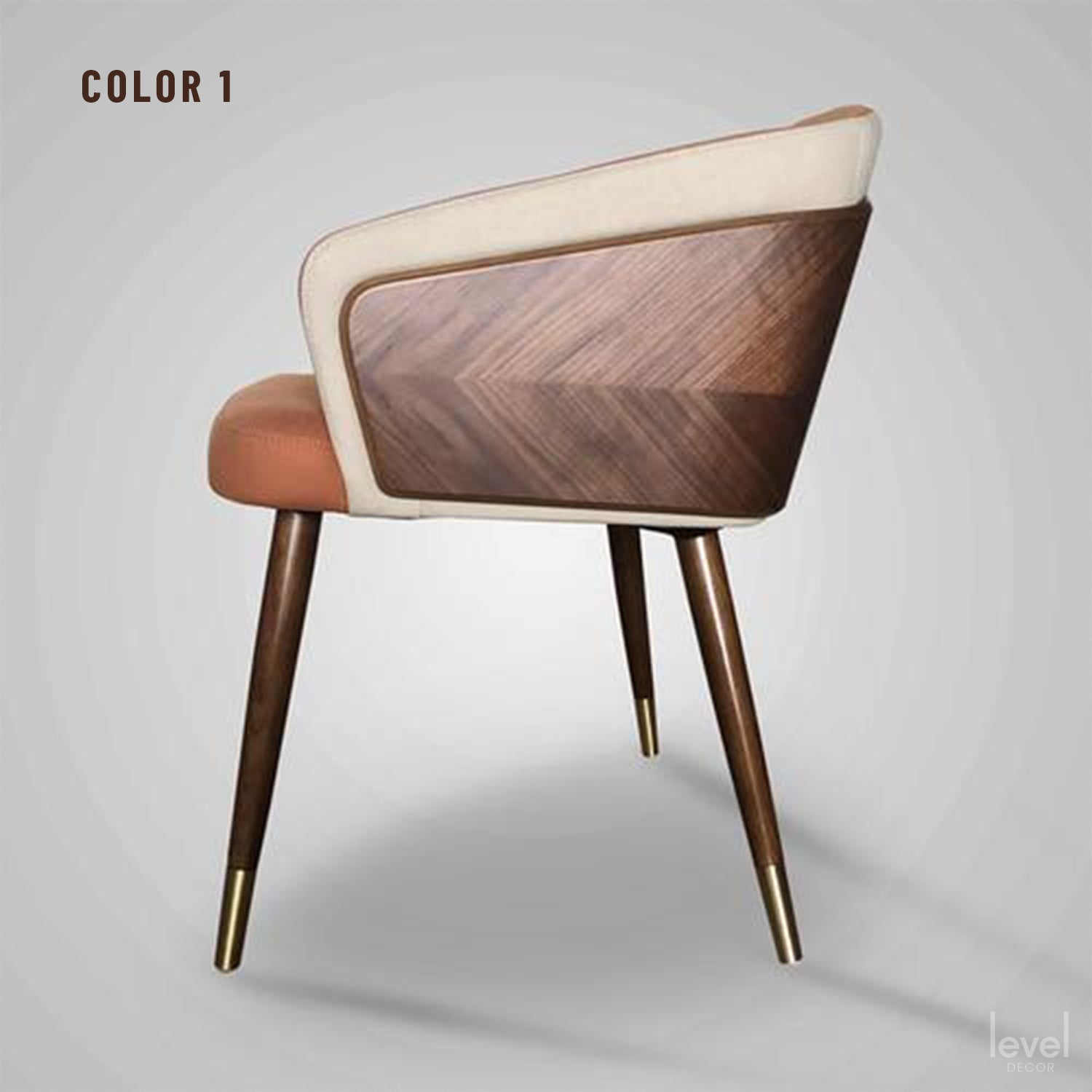 Modern Solid Wood Leisure Chairs - Color 1 - Level Decor