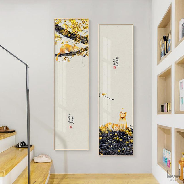 Chinese Style Natural Landscape Canvas Painting - Level Decor