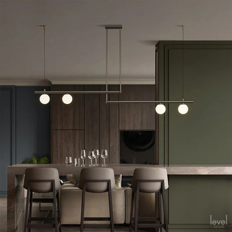 Designer Glass Ball Chandelier - Level Decor