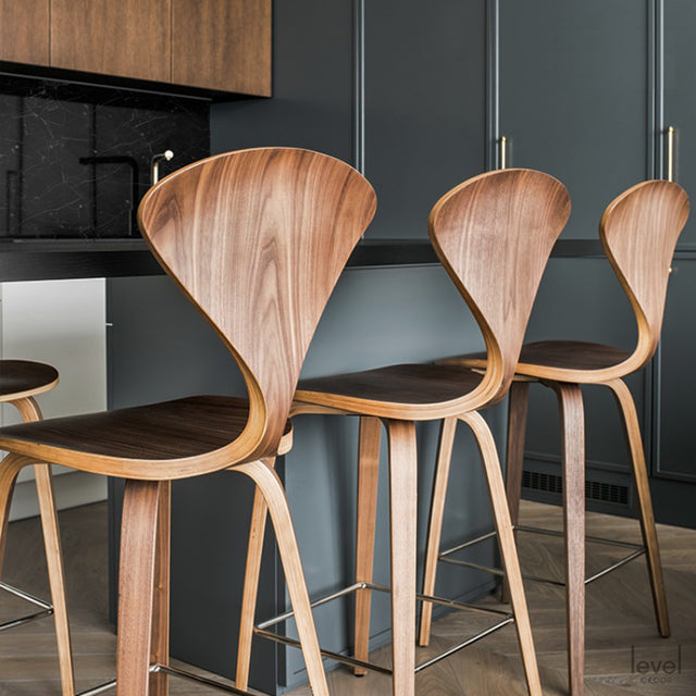 Wooden Retro Style Dining Chair - Level Decor