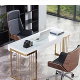 Designer Leather Solid Wood Office Chair - Level Decor