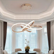 Glam Modern Chandelier Light - Gold Plated / Diameter 60 cm / Dimmable RC - Level Decor