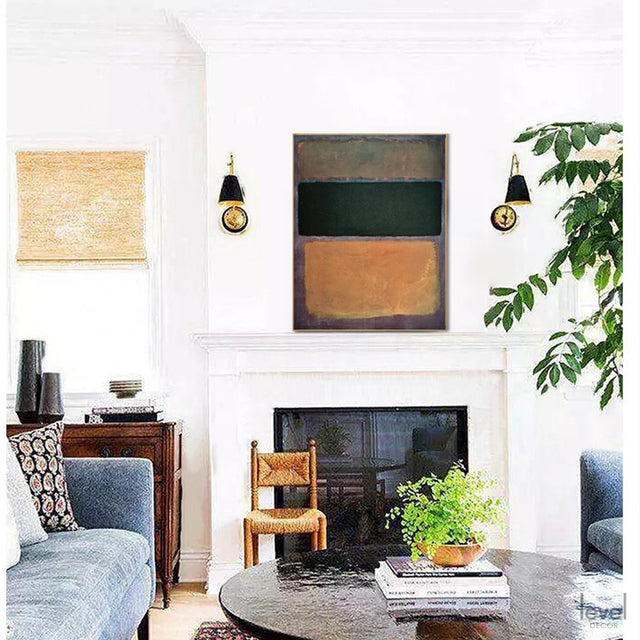 Famous Mark Rothko Focus Canvas Painting - Level Decor