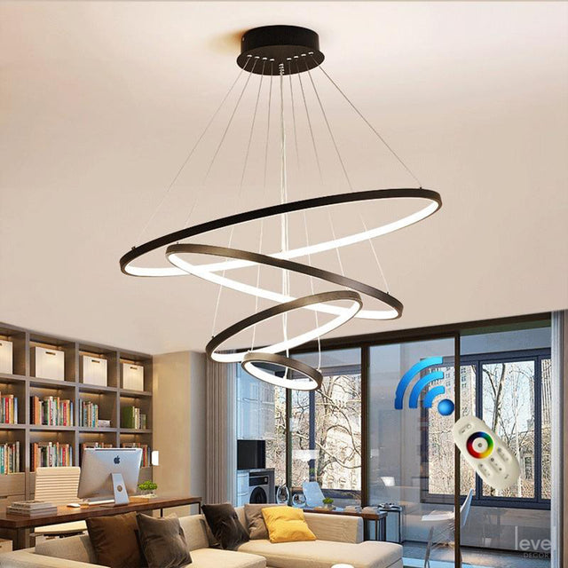Modern Ring Chandelier - Level Decor