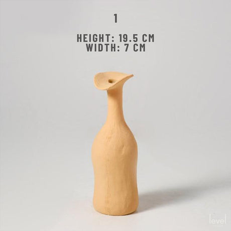 Minimalist Nordic Ceramic Morandi Colored Vases - 1 - Level Decor